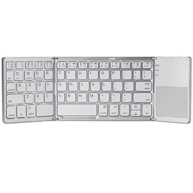 Portable Mini Three-Fold Bluetooth Keyboard - TechNova Innovate