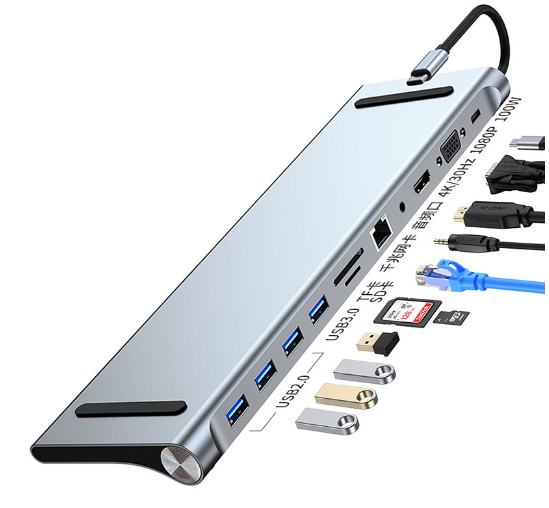LapStation™ Pro- 11 in 1 Laptop Docking Station - TechNova Innovate