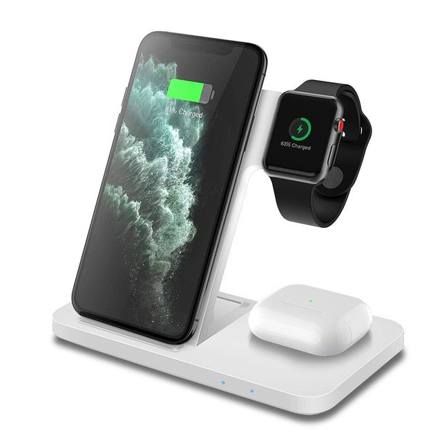 3in1 Wireless Fast Charger Dock Station - TechNova Innovate