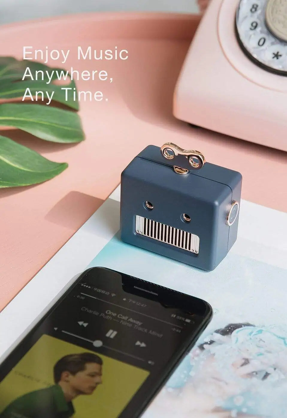 Mini Robot Bluetooth Speaker - TechNova Innovate