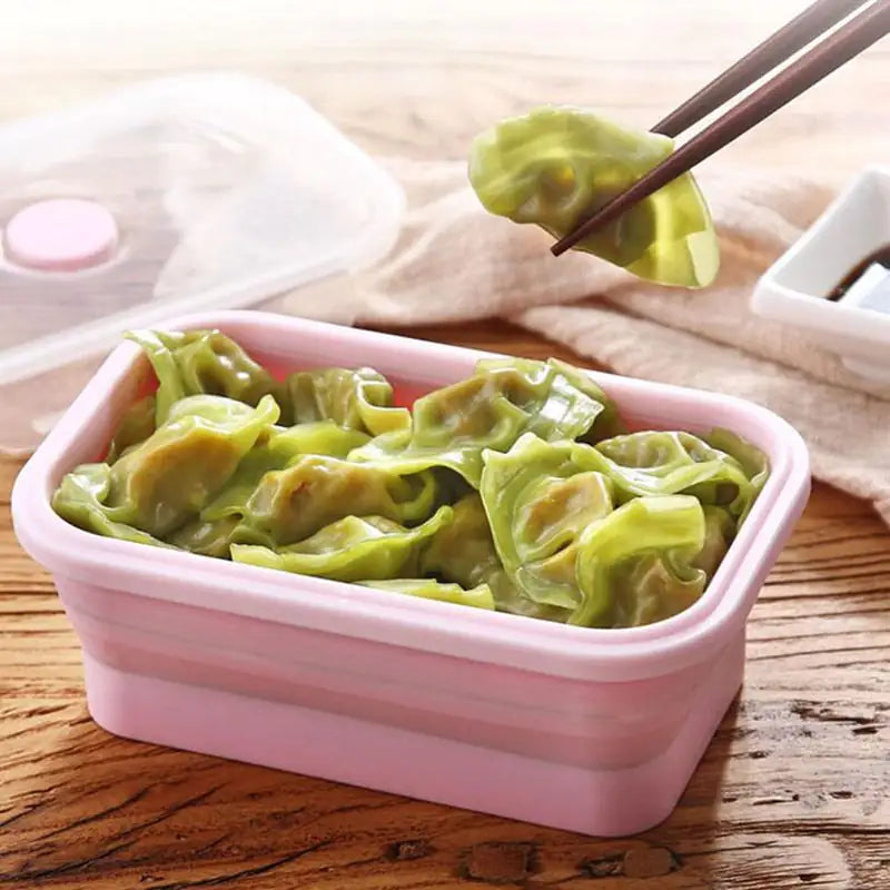 Silicone Rectangle Lunch Box Set - TechNova Innovate