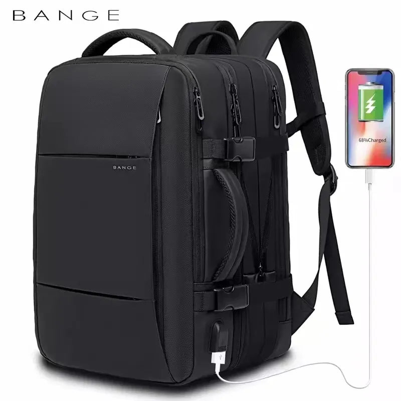 BANGE Expandable USB Travel Backpack 17.3" - TechNova Innovate