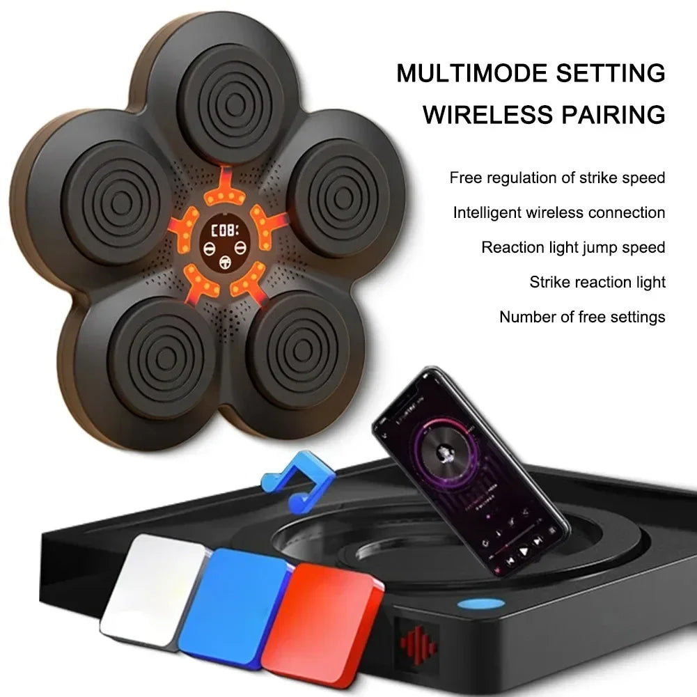 Smart Bluetooth LED Boxing Target with USB Charging - TechNova Innovate