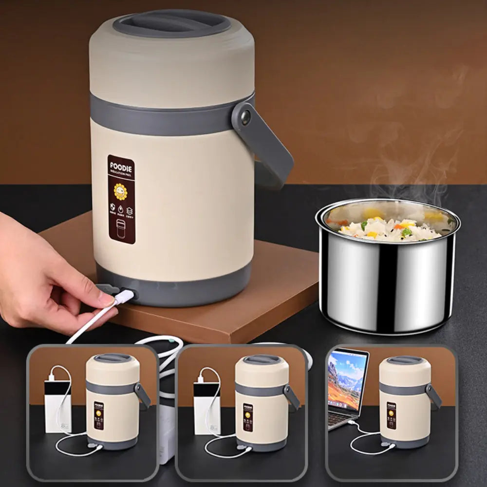 2L USB Electric Heated Lunch Box - TechNova Innovate