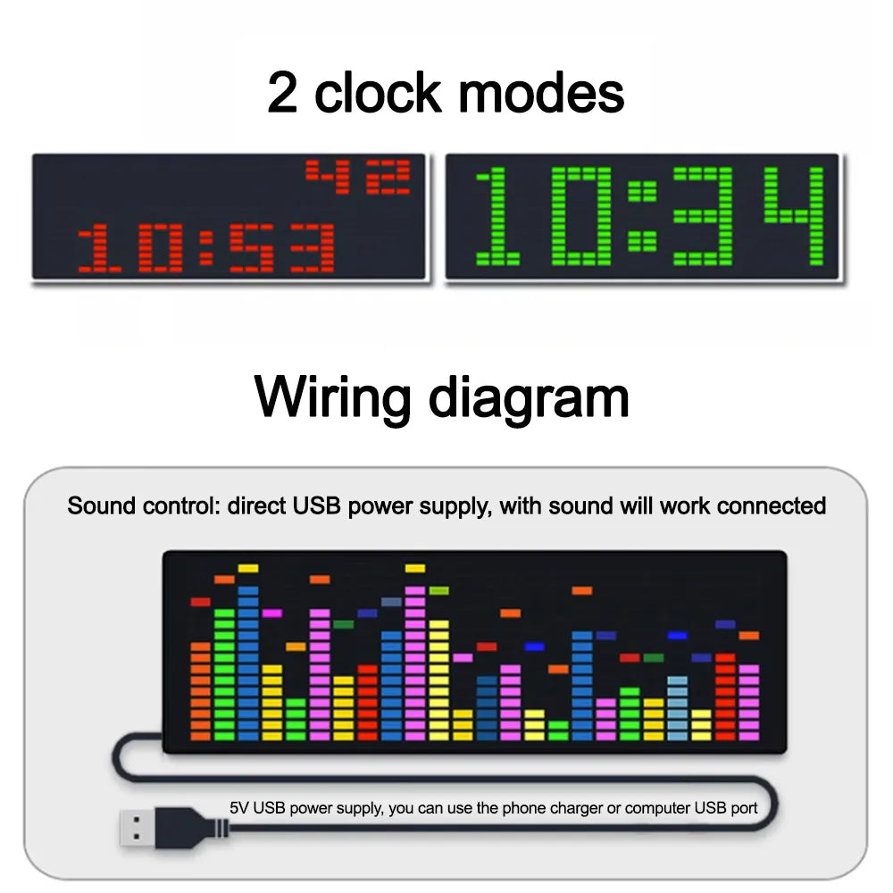LED Music Spectrum Display - TechNova Innovate