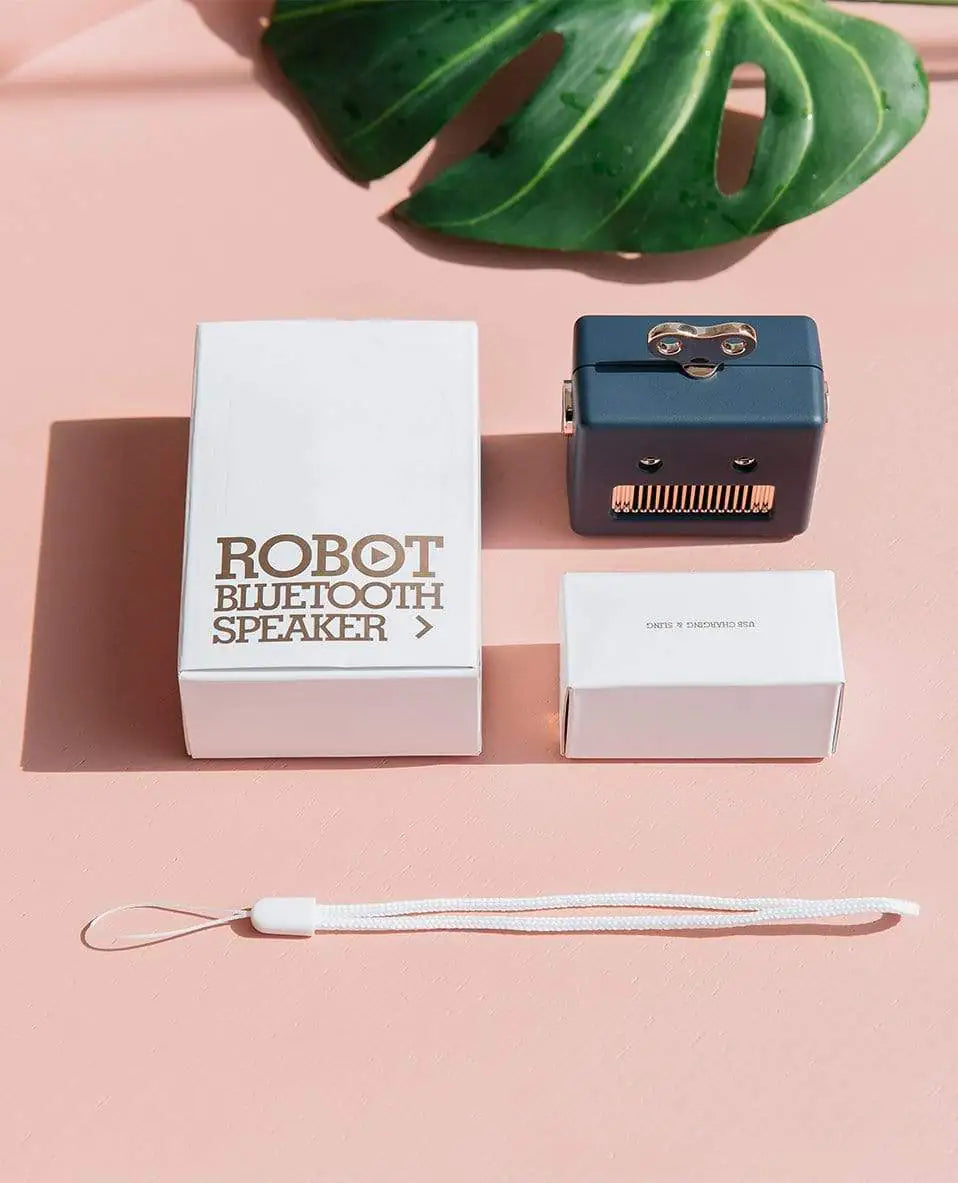 Mini Robot Bluetooth Speaker - TechNova Innovate