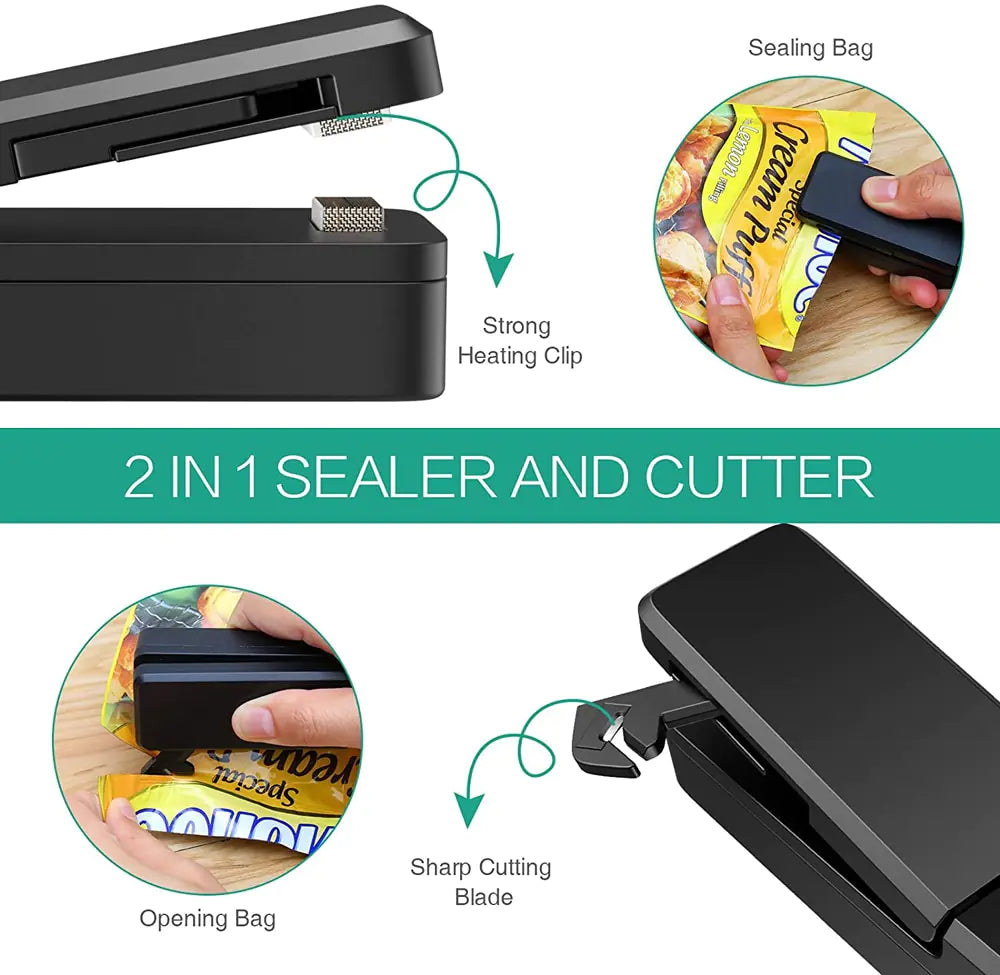 Portable Bag Vacuum Heat Sealer - TechNova Innovate