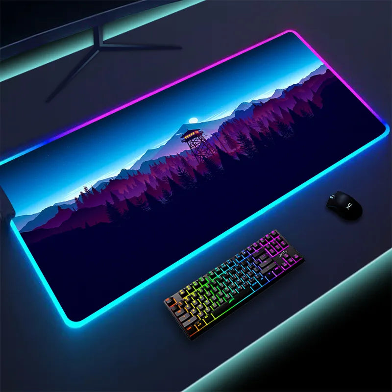 Non-slip RGB Gaming Pad - TechNova Innovate