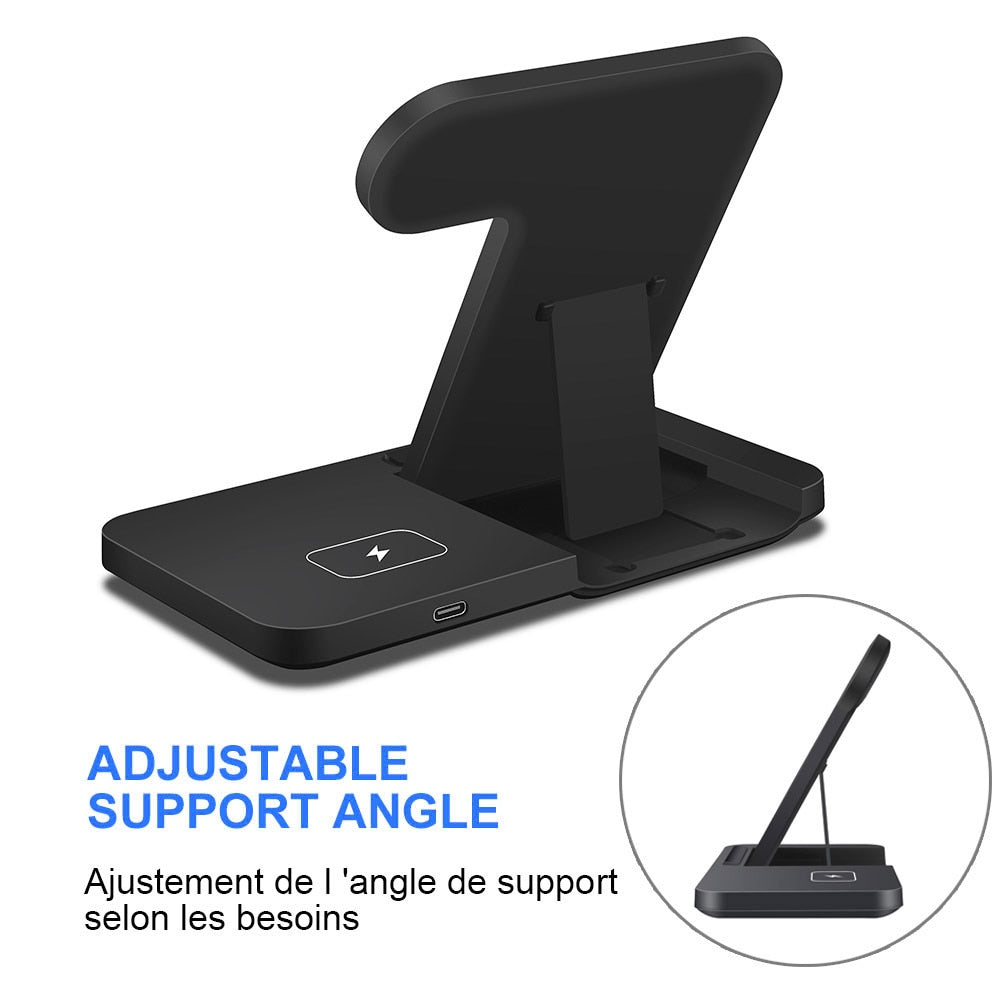 3in1 Wireless Fast Charger Dock Station - TechNova Innovate